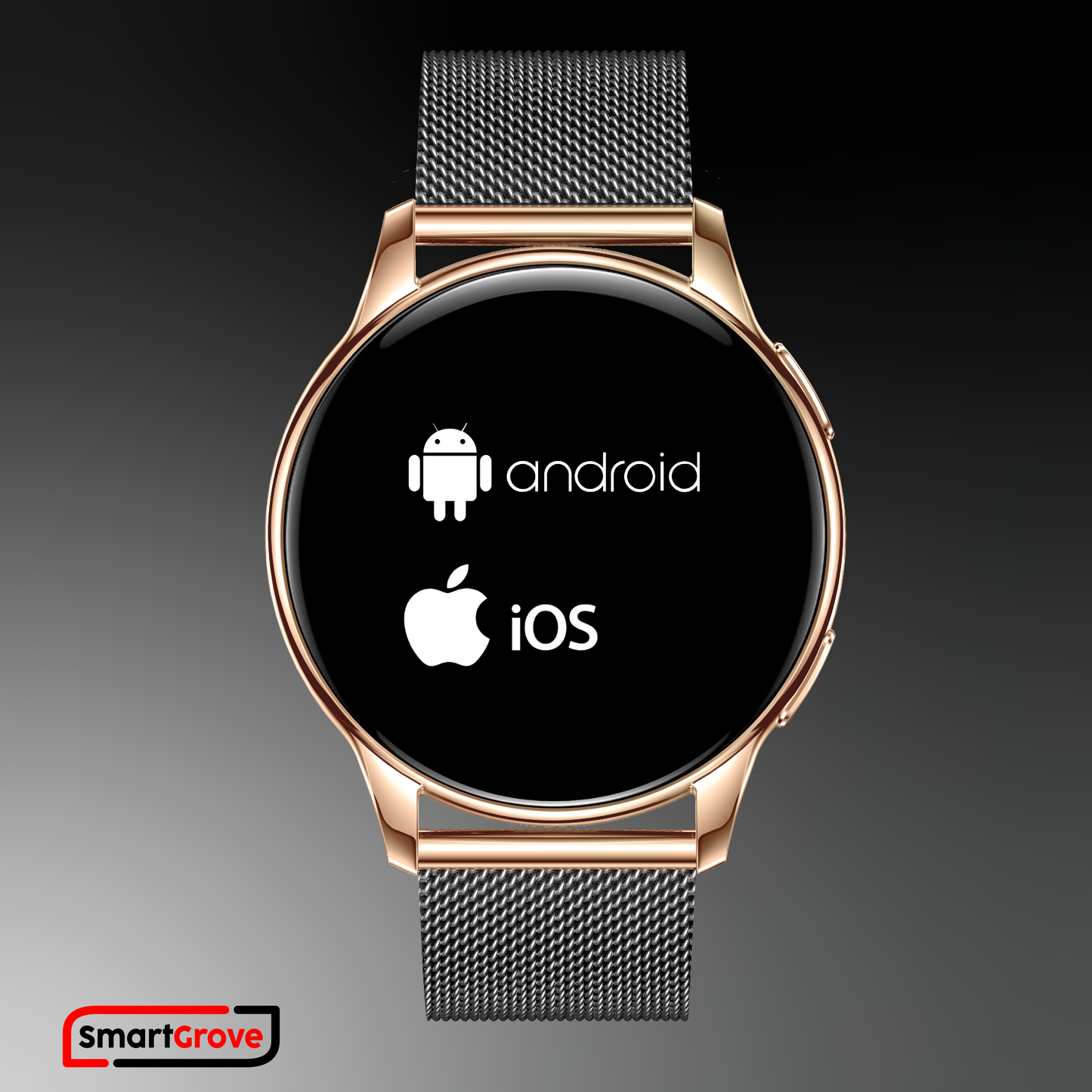 SMARTWATCH DAMSKI ZEGAREK MENU PL ROZMOWY PULS TLEN CIŚNIENIE KROKI