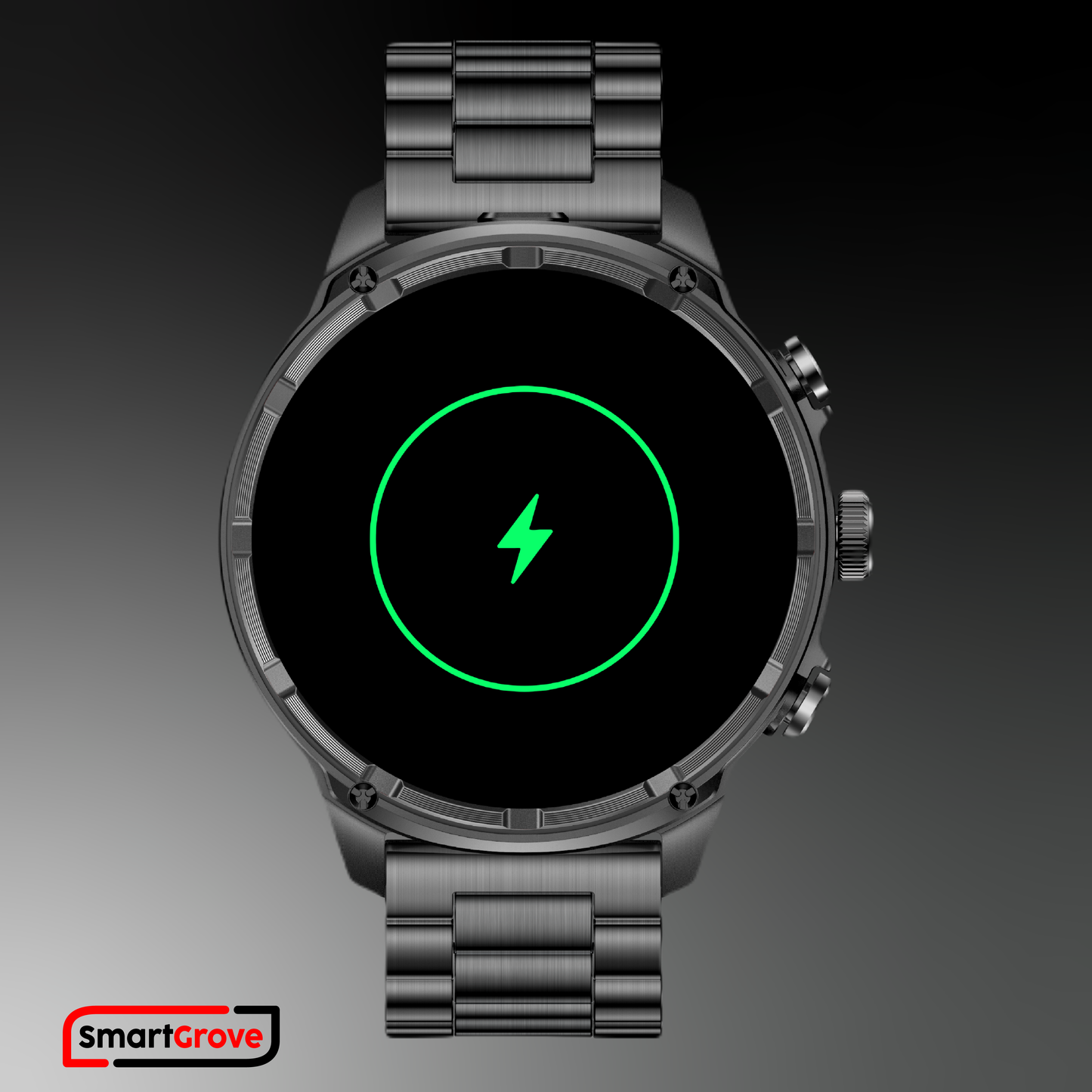 SMARTWATCH MĘSKI ZEGAREK MENU PL WODOODPORNY ROZMOWY PULS CIŚNIENIE AMOLED