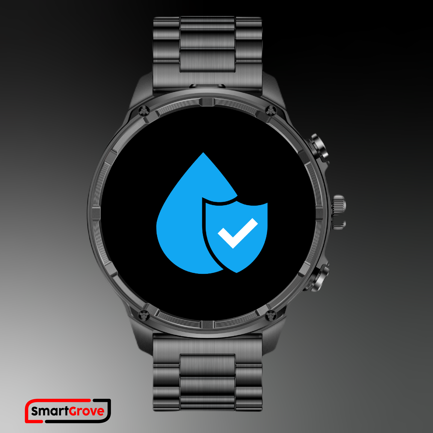 SMARTWATCH MĘSKI ZEGAREK MENU PL WODOODPORNY ROZMOWY PULS CIŚNIENIE AMOLED